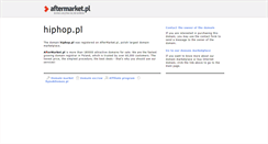 Desktop Screenshot of dobry.hiphop.pl